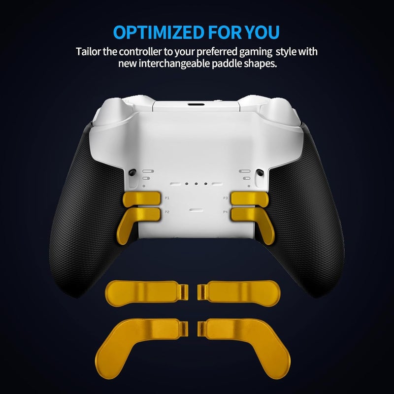 KOOWOD 13 in 1 Magnetic Thumbsticks Analog Sticks Replacement Joystick Parts Repair Accessories Kit Component Set with 4 Paddles, 2 D-Pads, 1 Tool for Xbox Elite Series 2 and Core Controller - Image 5